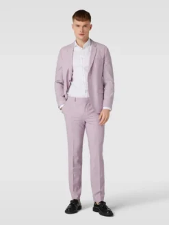 HUGO 2-Knopf-Sakko Mit Allover-Muster Modell 'Arti' - Flieder