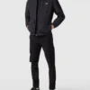 Fred Perry Jacke Mit Label-Stitching - Schwarz