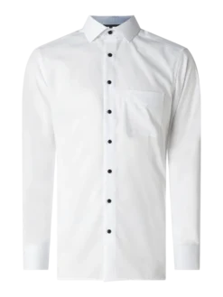 OLYMP Regular Fit Business-Hemd Aus Popeline - Weiß