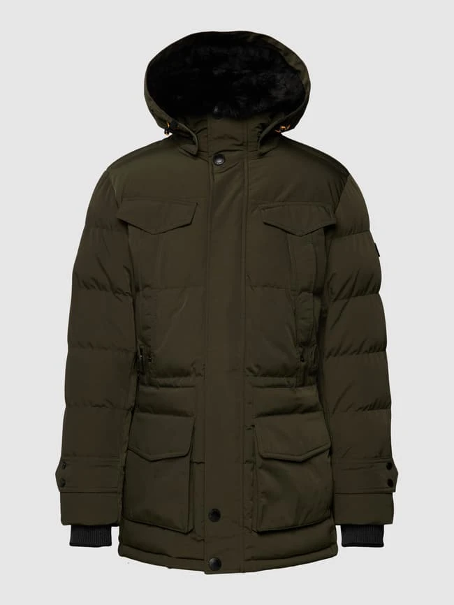 Wellensteyn Steppjacke Mit Abnehmbarer Kapuze Modell 'SEAMASTER' - Olivgrün 2 Wellensteyn Steppjacke Mit Abnehmbarer Kapuze Modell 'SEAMASTER' - Olivgrün – Bild 2