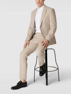 MCNEAL Hose Mit Bügelfalten - Beige