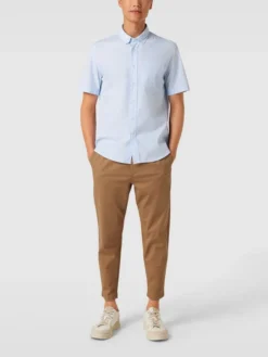 BOSS Orange Chino Mit Label-Details Modell 'SHYNE' - Khaki