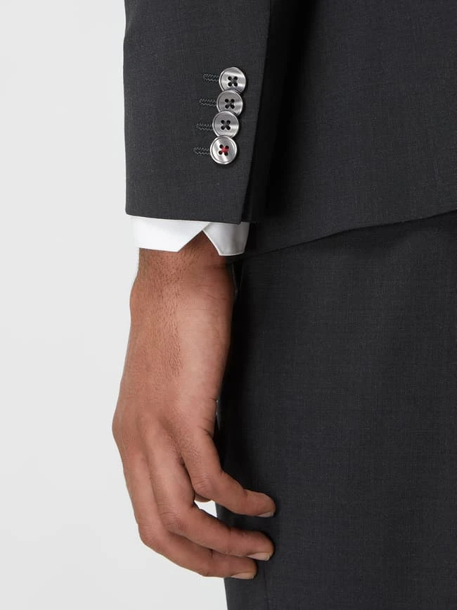 Roy Robson Slim Fit Anzug Mit 2-Knopf-Sakko - Anthrazit 3 Roy Robson Slim Fit Anzug Mit 2-Knopf-Sakko - Anthrazit – Bild 3