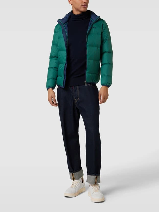 La Martina Daunenjacke In Stepp-Optik - Petrol 1 La Martina Daunenjacke In Stepp-Optik - Petrol