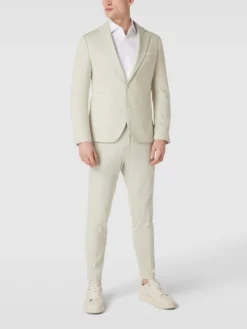 Cinque 2-Knopf-Sakko Mit Paspeltaschen Modell 'Duca' - Sand