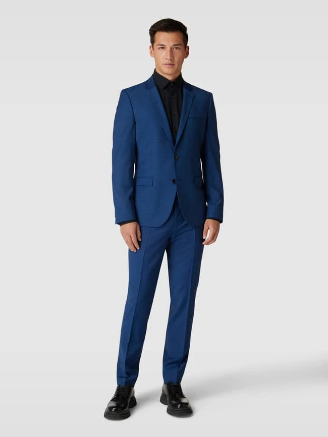HUGO Anzug Mit Feinem Muster Modell 'Arti' - Marineblau 1 HUGO Anzug Mit Feinem Muster Modell 'Arti' - Marineblau