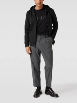 JOOP! Collection Sweatjacke Mit Label-Detail - Schwarz