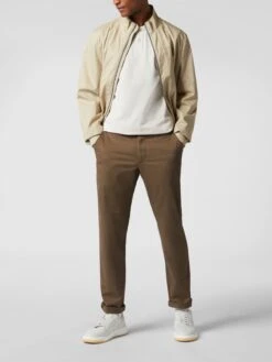 Christian Berg Men Chino Mit Eingrifftaschen - Taupe