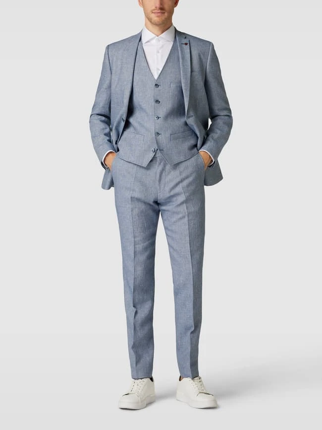 Roy Robson Anzughose Mit Bügelfalten - Blau 1 Roy Robson Anzughose Mit Bügelfalten - Blau