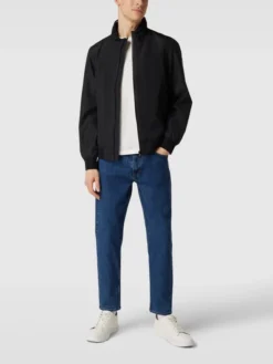 Tom Tailor Blouson Mit Stehkragen - Schwarz