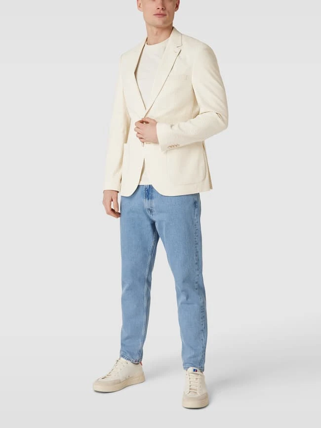 MCNEAL Sakko Mit Strukturmuster - Beige 1 MCNEAL Sakko Mit Strukturmuster - Beige