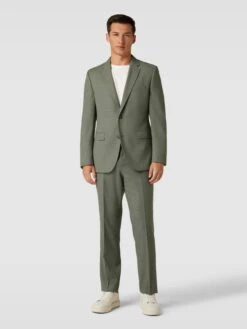 BOSS 2-Knopf-Sakko Mit Schurwoll-Anteil Modell 'Jasper' - Grün