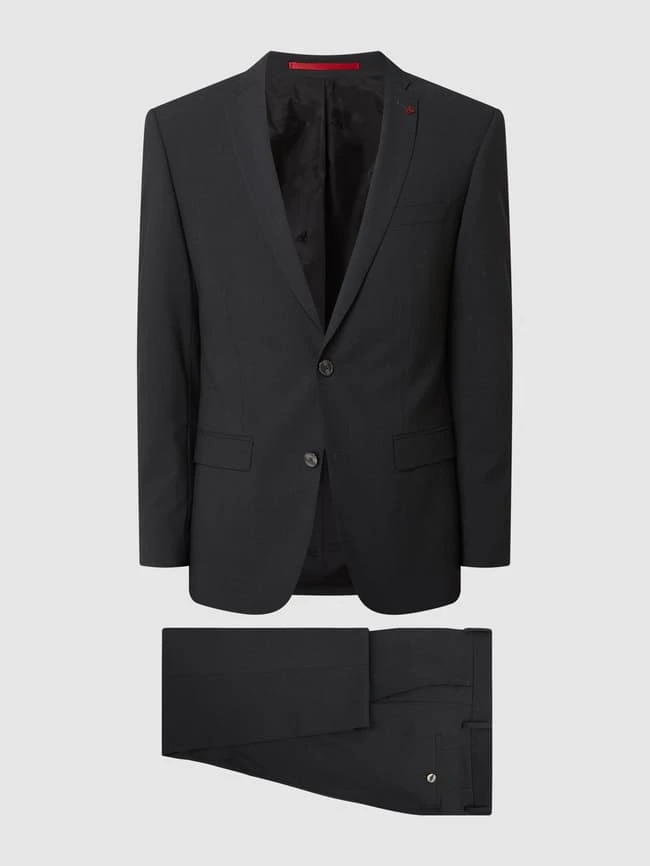 Roy Robson Slim Fit Anzug Mit 2-Knopf-Sakko - Anthrazit 2 Roy Robson Slim Fit Anzug Mit 2-Knopf-Sakko - Anthrazit – Bild 2