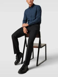 Matinique Freizeithemd Mit Button-Down-Kragen Modell 'Trostol' - Blau