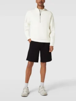 CK Calvin Klein Sweatshirt Mit Reißverschluss - Offwhite