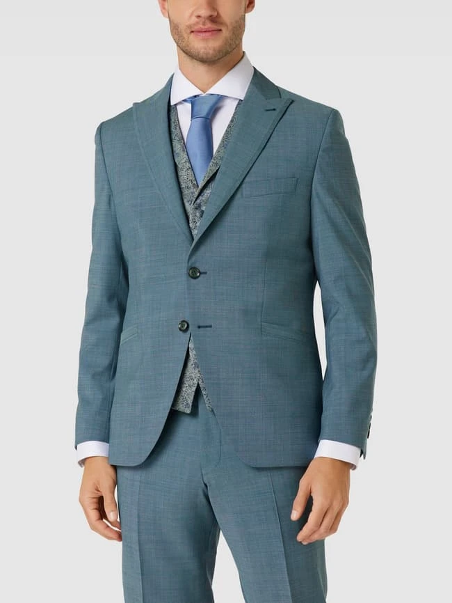 Wilvorst 2-Knopf-Sakko Mit Reverskragen - Grün 4 Wilvorst 2-Knopf-Sakko Mit Reverskragen - Grün – Bild 4