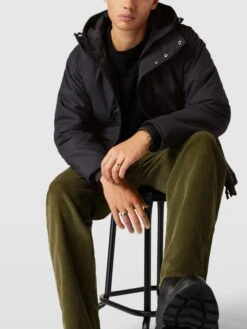 Fred Perry Jacke Mit Wattierung - Schwarz