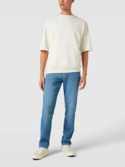 MCNEAL Jeans Mit Label-Patch - Aqua Blau