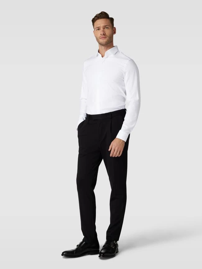 OLYMP No. Six Super Slim Fit Business-Hemd Mit Verdeckter Knopfleiste - Weiß 1 OLYMP No. Six Super Slim Fit Business-Hemd Mit Verdeckter Knopfleiste - Weiß