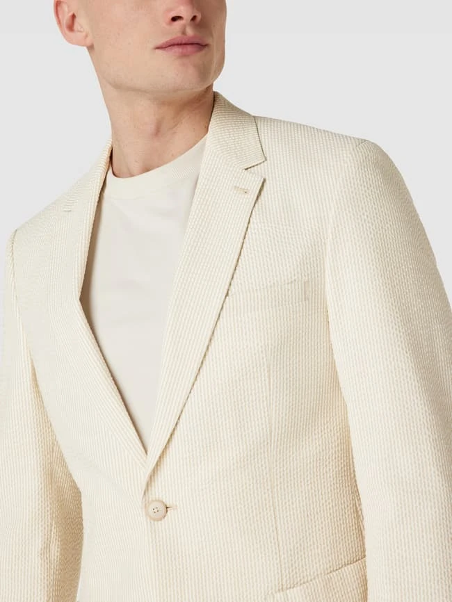 MCNEAL Sakko Mit Strukturmuster - Beige 3 MCNEAL Sakko Mit Strukturmuster - Beige – Bild 3