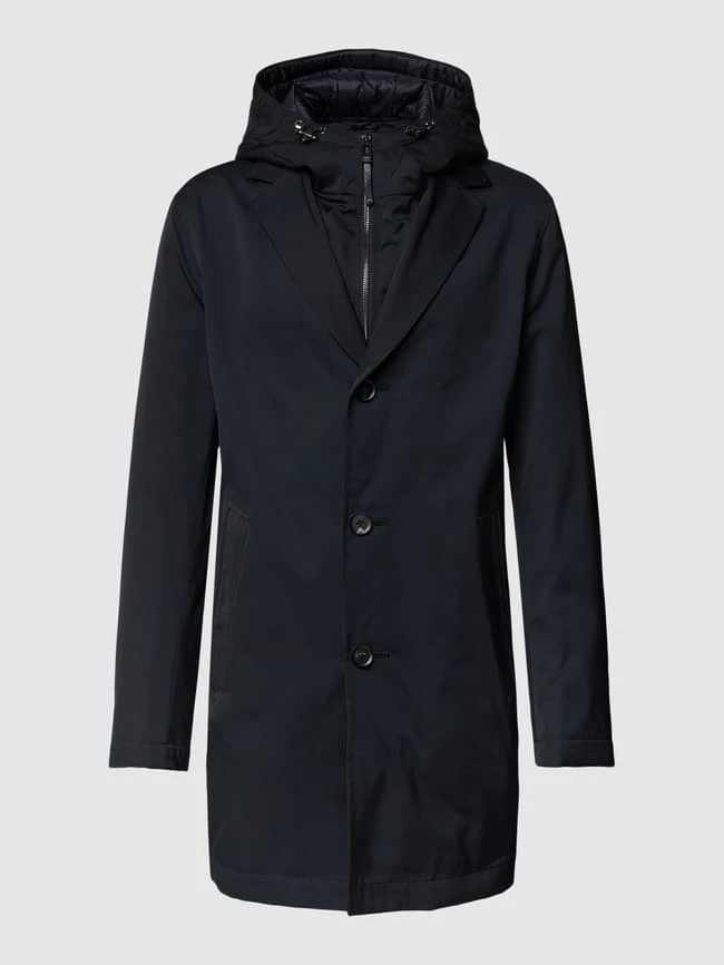 JOOP! Collection Mantel Mit Kapuze Modell 'Jannicks' - Marineblau 2 JOOP! Collection Mantel Mit Kapuze Modell 'Jannicks' - Marineblau – Bild 2