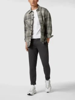 Only & Sons Chino Mit Stretch-Anteil - Anthrazit Meliert