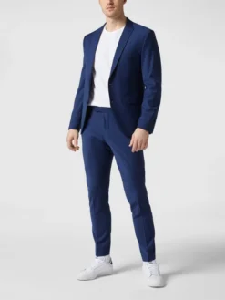 Cinque Super Slim Fit Anzughose Mit Stretch-Anteil Modell 'Cicastello' - Blau