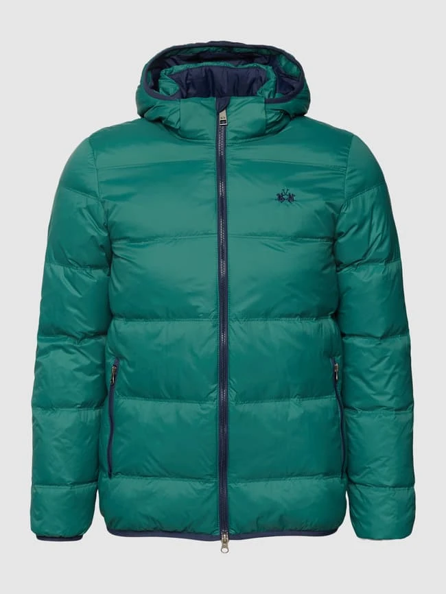 La Martina Daunenjacke In Stepp-Optik - Petrol 2 La Martina Daunenjacke In Stepp-Optik - Petrol – Bild 2