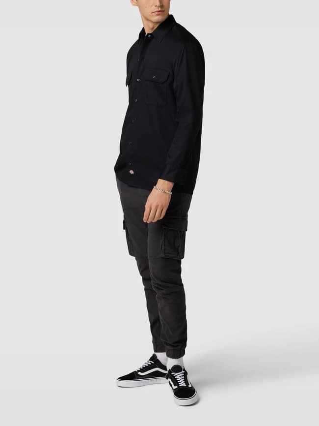 REVIEW Cargohose Mit Label-Detail - Anthrazit 1 REVIEW Cargohose Mit Label-Detail - Anthrazit