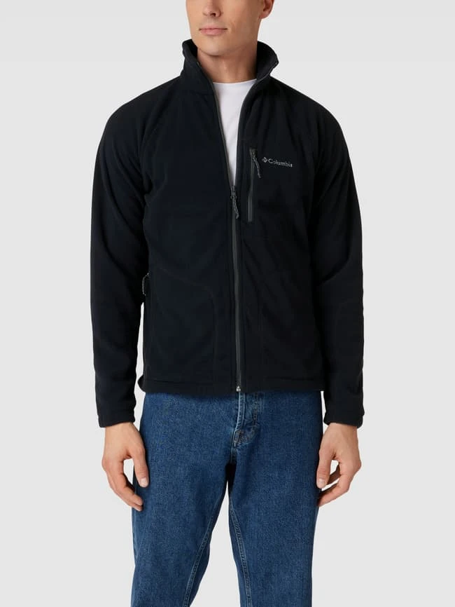 Columbia Fleecejacke Mit Stehkragen Modell 'FAST TRECK' - Schwarz 4 Columbia Fleecejacke Mit Stehkragen Modell 'FAST TRECK' - Schwarz – Bild 4