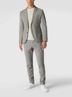 Cinque Anzughose Mit Bügelfalten Modell 'Cimonopoli' - Hellgrau