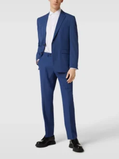 Christian Berg Men 2-Knopf-Sakko Mit Reverskragen ´ - Rauchblau