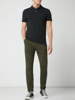 Selected Homme Slim Fit Chino Mit Bio-Baumwolle Modell 'Miles' - Olivgrün