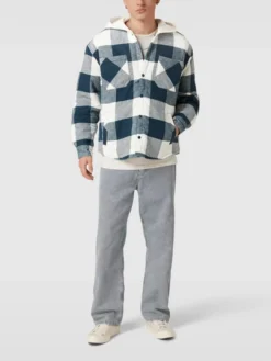 REVIEW Hemdjacke Mit Karomuster Modell 'PAD' - Marineblau