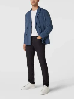 MCNEAL Tapered Fit Jeans Mit Stretch-Anteil Modell 'DON' - Marineblau