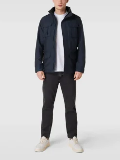 Wellensteyn Funktionsjacke Mit Stehkragen - Marineblau