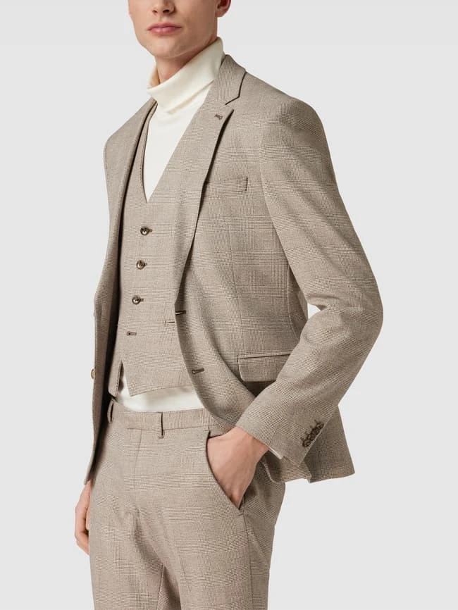 MCNEAL 2-Knopf-Sakko Mit Seitlichen Pattentaschen Modell 'Marc' - Mittelbraun 4 MCNEAL 2-Knopf-Sakko Mit Seitlichen Pattentaschen Modell 'Marc' - Mittelbraun – Bild 4