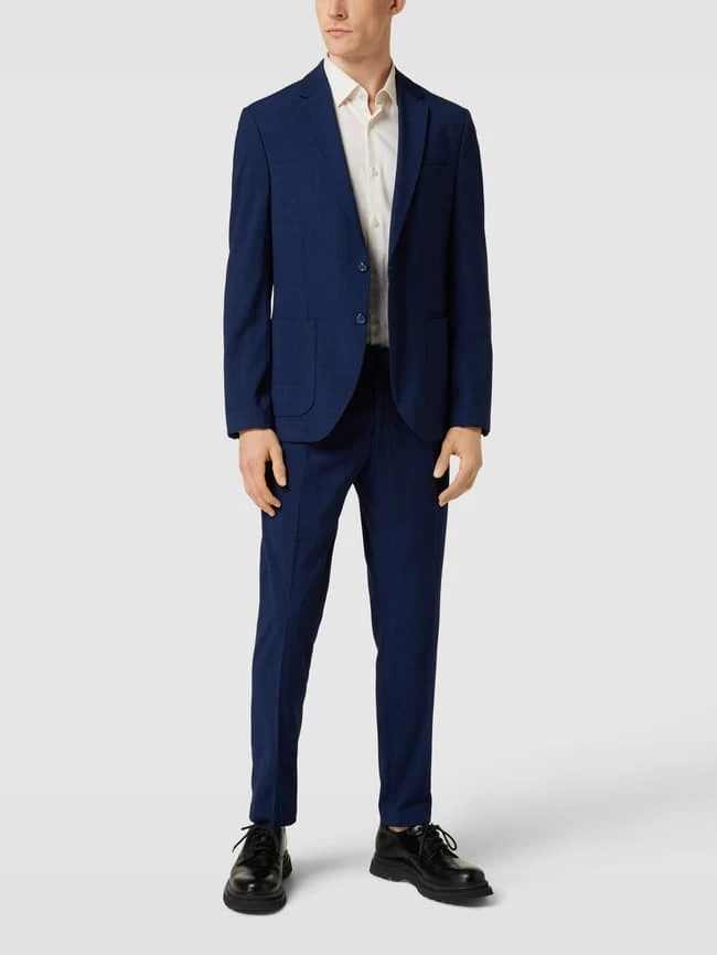 MCNEAL Sakko Mit Strukturmuster - Marineblau 1 MCNEAL Sakko Mit Strukturmuster - Marineblau