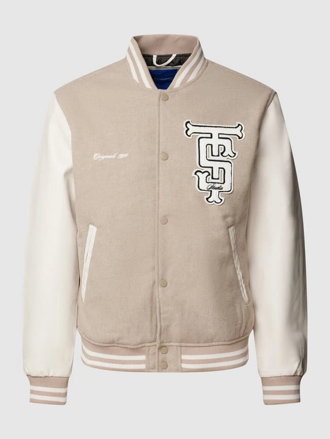 Jack & Jones College-Jacke Mit Label-Detail - Beige 2 Jack & Jones College-Jacke Mit Label-Detail - Beige – Bild 2