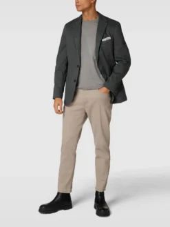 Christian Berg Men 2-Knopf-Sakko Mit Kissing Buttons - Anthrazit