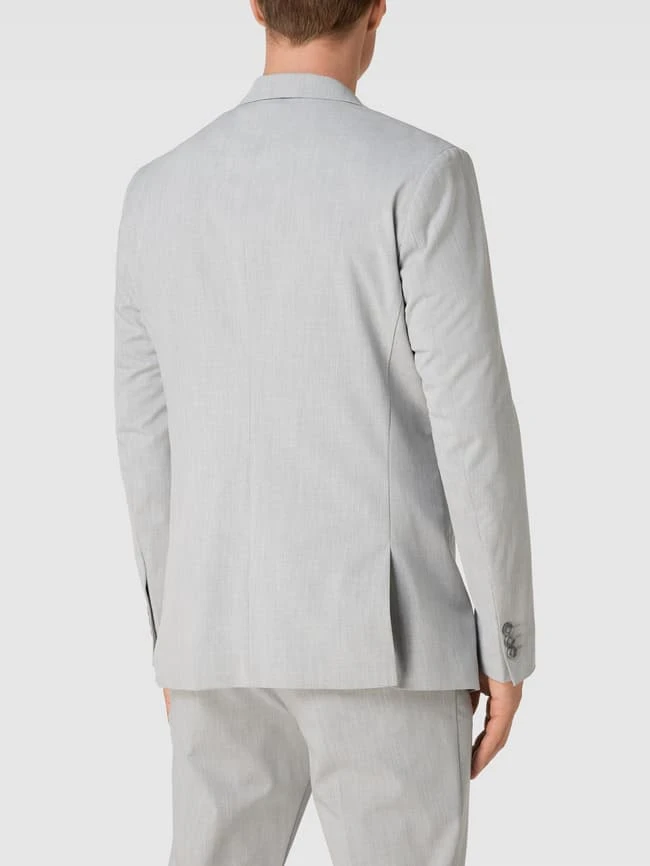Selected Homme Slim Fit 2-Knopf-Sakko Mit Pattentaschen - Hellgrau 5 Selected Homme Slim Fit 2-Knopf-Sakko Mit Pattentaschen - Hellgrau – Bild 5