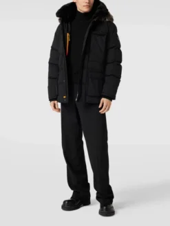 Wellensteyn Steppjacke Mit Kunstpelzkragen Modell 'MARVELLOUS' - Schwarz