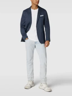 Christian Berg Men 2-Knopf-Sakko Mit Kissing Buttons - Dunkelblau