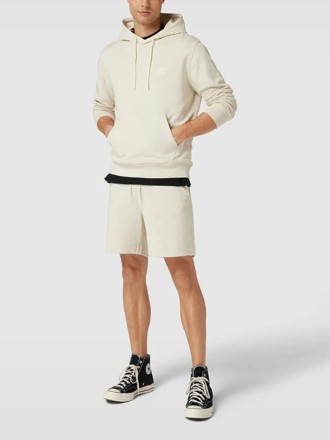 BOSS Orange Hoodie Mit Logo-Stitching Modell 'WETALK' - Sand 1 BOSS Orange Hoodie Mit Logo-Stitching Modell 'WETALK' - Sand