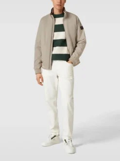 Pierre Cardin Jacke Mit Label-Patch - Beige