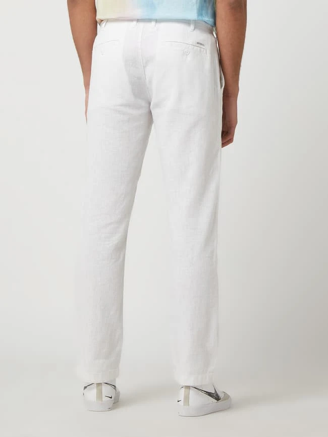 MCNEAL Regular Fit Hose Aus Leinenmischung - Weiß 5 MCNEAL Regular Fit Hose Aus Leinenmischung - Weiß – Bild 5