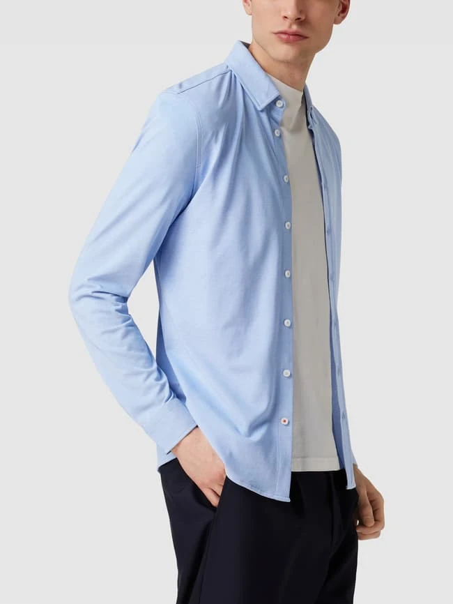 Cinque Regular Fit Freizeithemd Mit Strukturmuster - Bleu 4 Cinque Regular Fit Freizeithemd Mit Strukturmuster - Bleu – Bild 4