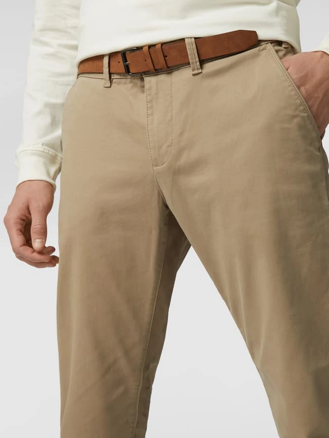 MCNEAL Chino Mit Stretch-Anteil Und Gürtel - Beige 3 MCNEAL Chino Mit Stretch-Anteil Und Gürtel - Beige – Bild 3
