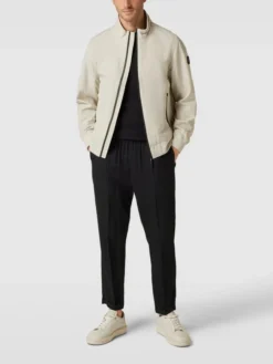 Tom Tailor Jacke Mit Reißverschlusstaschen - Beige