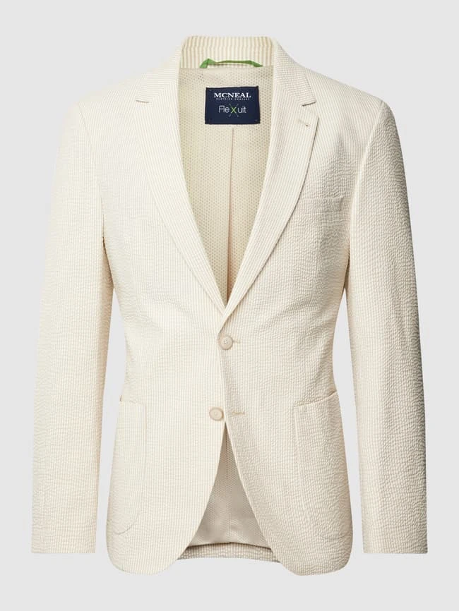 MCNEAL Sakko Mit Strukturmuster - Beige 2 MCNEAL Sakko Mit Strukturmuster - Beige – Bild 2